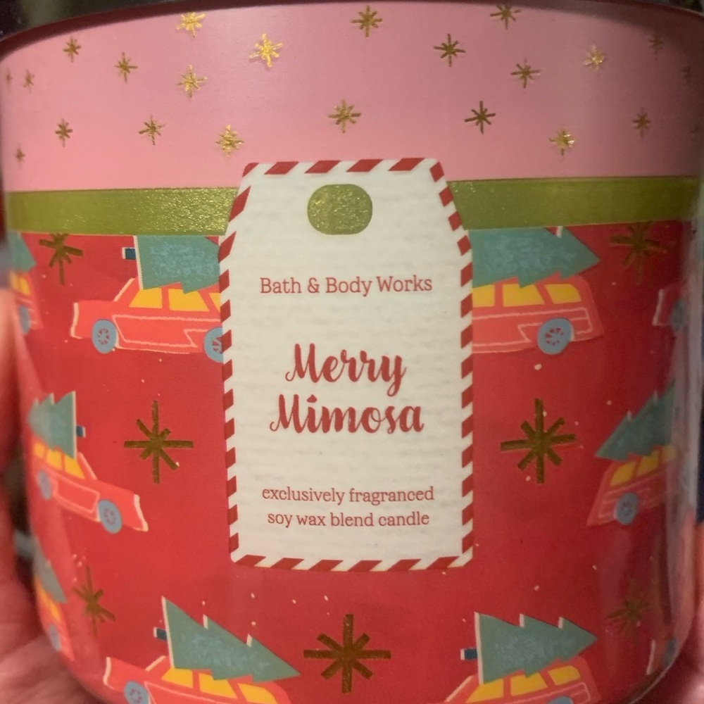 Bath & Body Works Merry Mimosa Candle